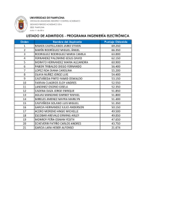 listado - Universidad de Pamplona