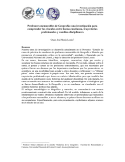 Lossio - Red de Docentes e Investigadores en la Ense&ntilde;anza de la