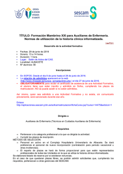 CAR&Aacute;TULA Mambrino Auxiliares