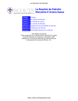 La Reuni&oacute;n de Patrulla