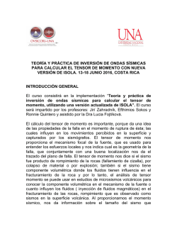 Waveform modeling course (Espa&ntilde;ol)