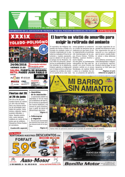 &Uacute;ltimo Peri&oacute;dico Vecinos - Asociaci&oacute;n de Vecinos "El Tajo"