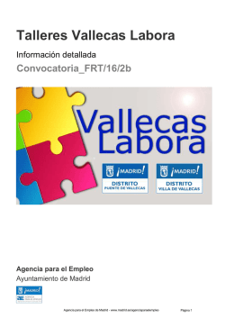 Talleres Vallecas Labora