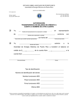 Autorizaci&oacute;n Transferencia de Balance en Cr&eacute;dito a Cuenta a