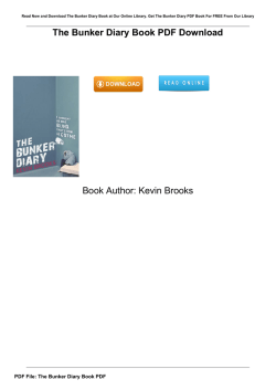 The Bunker Diary Book PDF Book Author: Kevin Brooks