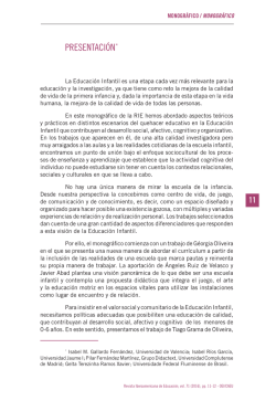 presentaci&oacute;n - Revista Iberoamericana de Educaci&oacute;n