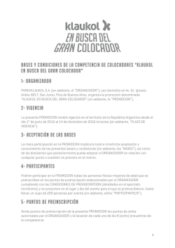 Leer bases y condiciones de la competencia