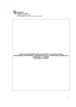 PLIEGO CONDICIONES PARTICULARES