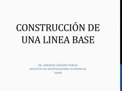 Construcci&oacute;n de una LINEA BASE