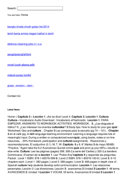 Capitulo 5 leccion1 cultura quiz 3