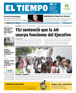 TSJ sentenci&oacute; que la AN usurpa funciones del Ejecutivo