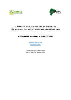 ii jornada iberoamericana en saludo al d&iacute;a mundial del