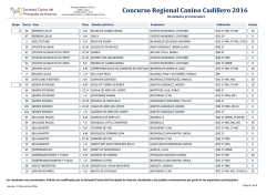 Resultados Cudillero 2016 - Sociedad Canina del Principado de