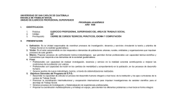 Ejercicio Profesional Supervisado