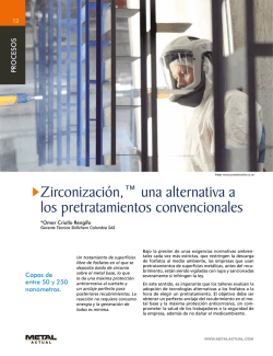 Zirconizaci&oacute;n,&trade; una alternativa a los pretratamientos convencionales
