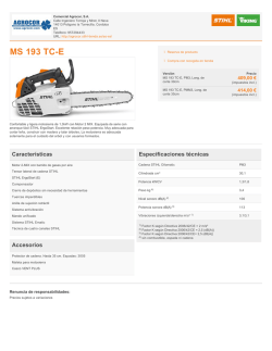 MS 193 TCE - Motosierras y desbrozadoras STIHL | Tienda online