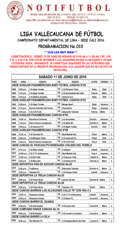 Descargar - Liga Vallecaucana de F&uacute;tbol