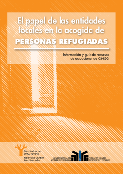 Guia entidades locales y personas refugiadas