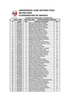 Arquitectura - Universidad Jos&eacute; Antonio P&aacute;ez