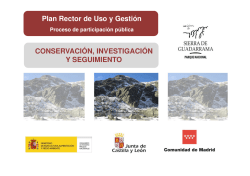 Presentaci&oacute;n mesa tem&aacute;tica sobre conservaci&oacute;n, investigaci&oacute;n y