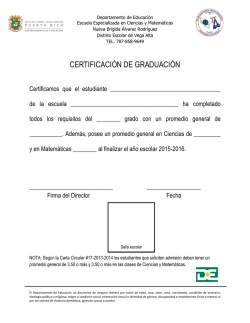 certificaci&oacute;n de graduaci&oacute;n
