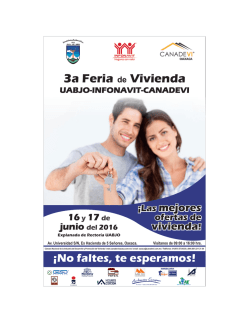 3a Feria de Vivienda UABJO-INFONAVIT