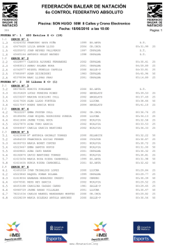 Visual FoxPro - Federacion Balear de Nataci&oacute;n