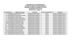 listado - Universidad de Cundinamarca