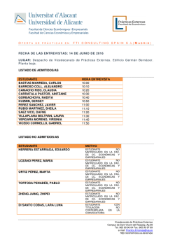 Facultat de Ci&egrave;ncies Econ&ograve;miques i Empresarials Facultad de