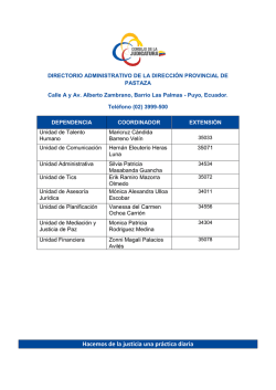 Hacemos de la justicia una pr&aacute;ctica diaria