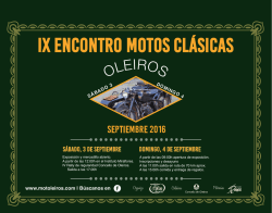 IX Encontro Motos Cl&aacute;sicas