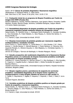 Descargar Sesi&oacute;n en PDF - Asociaci&oacute;n Espa&ntilde;ola de Urolog&iacute;a