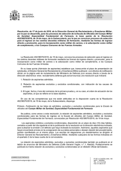 2016_06_17 Lista de admitidos y excluidos Farmacia Oficiales