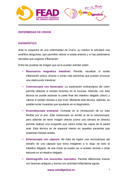 Diagn&oacute;stico enfermedad de Crohn