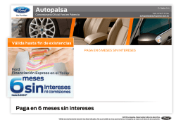 Paga en 6 meses sin intereses