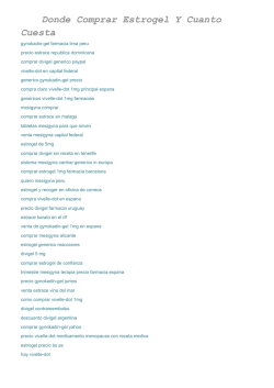 Donde Comprar Estrogel Y Cuanto Cuesta