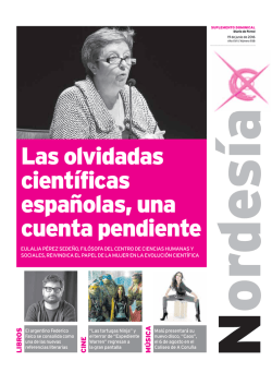 Las olvidadas cient&iacute;ficas espa&ntilde;olas, una cuenta