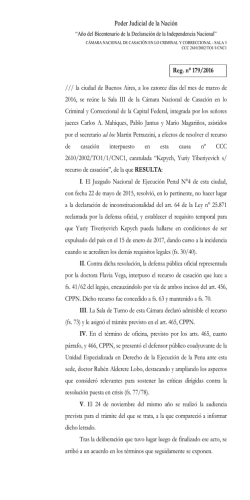 Poder Judicial de la Naci&oacute;n /// la ciudad de Buenos Aires, a los
