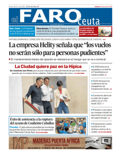 La empresa Helity se&ntilde;ala que &ldquo;los vuelos no ser&aacute;n s&oacute;lo para