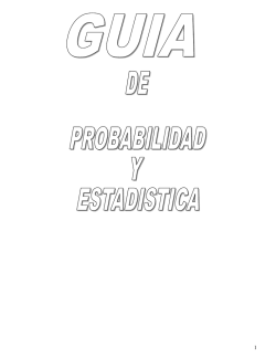 probabilidad y estad&iacute;stica