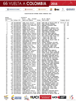 2016 - Nuestro Ciclismo