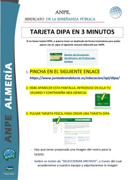 tarjeta dipa en 3 minutos