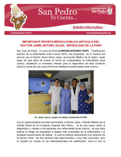+Leer Mas... - Fundaci&oacute;n Hospital San Pedro