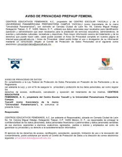 AVISO DE PRIVACIDAD PREPAUP FEMENIL