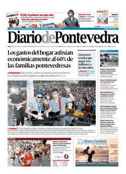 la portada de hoy - Diario de pontevedra