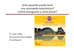 &iquest;Este paciente puede tener una neuropat&iacute;a auton&oacute;mica?