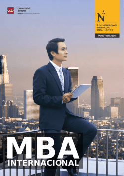 INTERNACIONAL - Escuela de Postgrado y Estudios Continuos