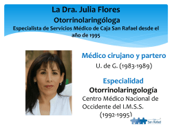 Junta semestral 2016 Servicios M&eacute;dicos