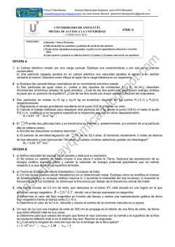 F&iacute;sica. Andaluc&iacute;a. Junio 2016.