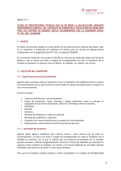 Licitaci&oacute;n p&uacute;blica EGARSAT mobiliario oficina